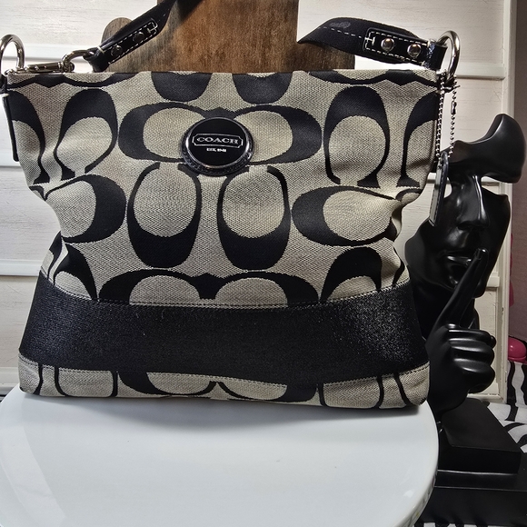 Coach Black and Grey Women's Bag Set - Picture 4 of 16